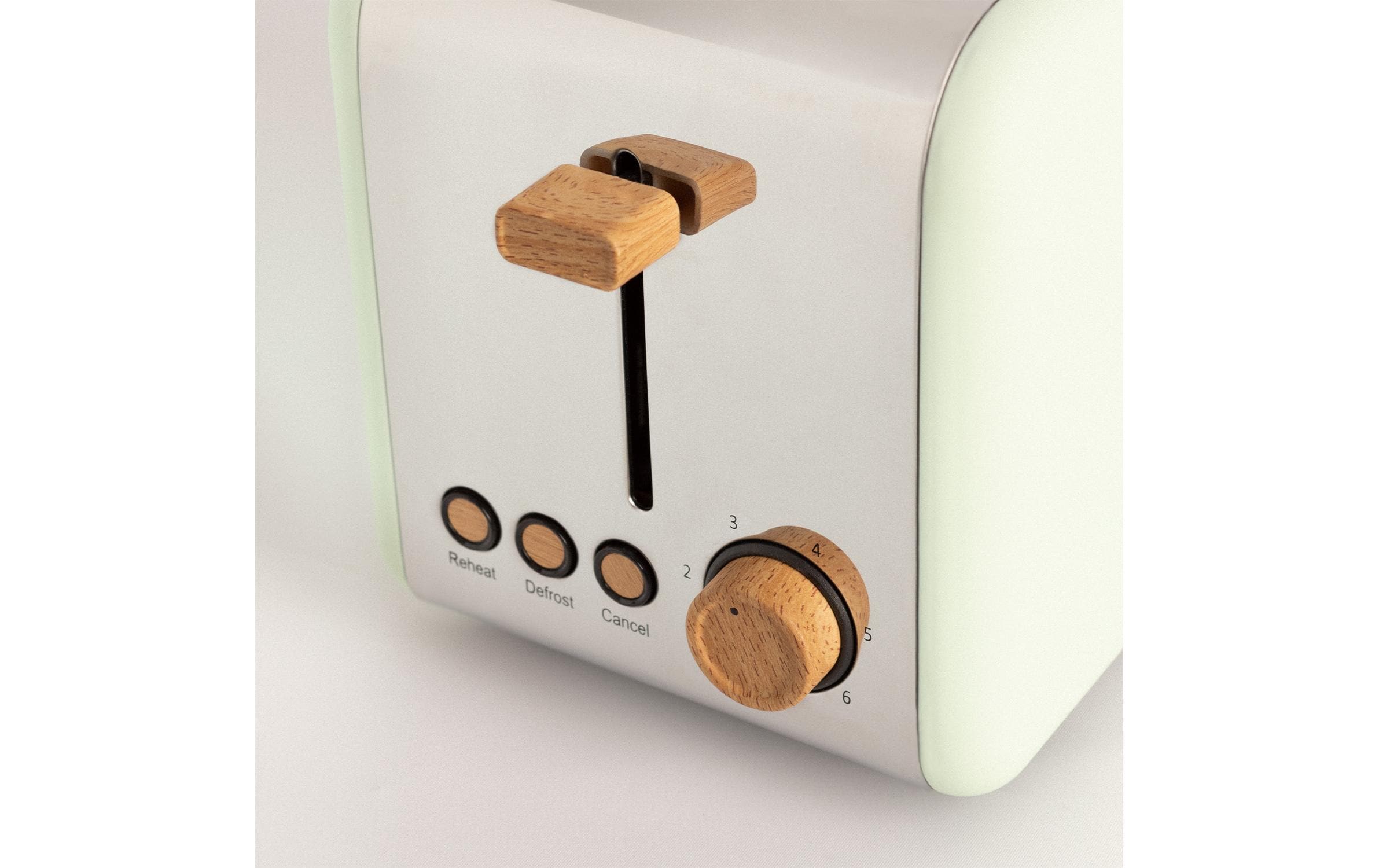 Toaster Retro PastelgrünToaster im Retro-Design