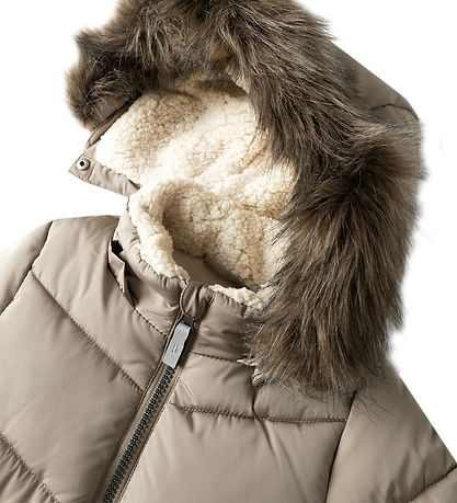 Name It Dynejakke - Fleece - NmmMathew - Desert Taupe