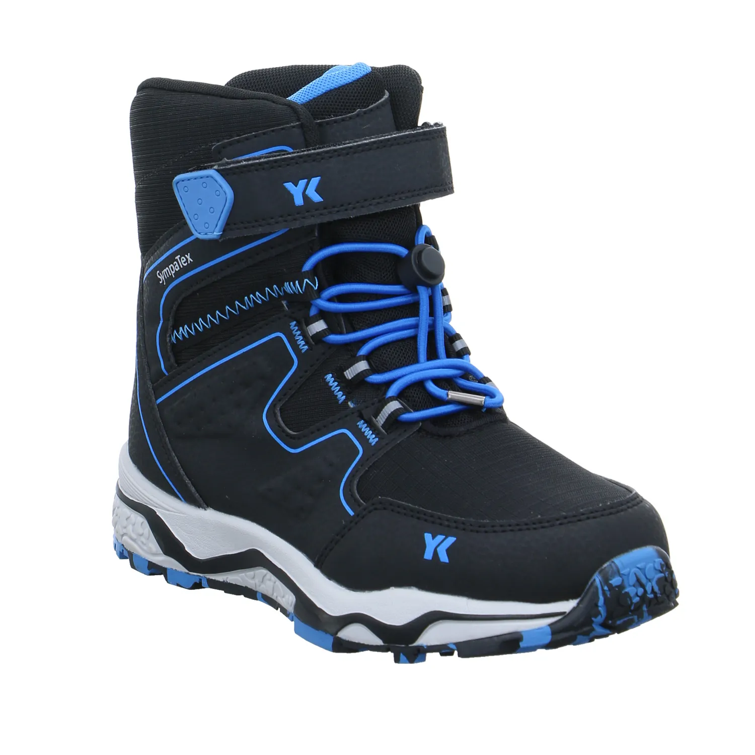 LURCHI Jungen- Snowboot Membran Schwarz Textil  Sneaker high