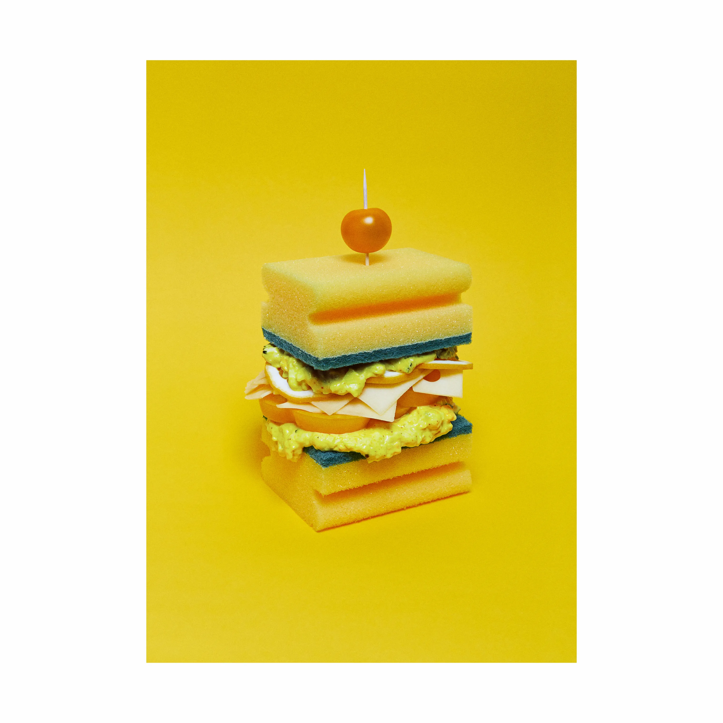 Poster&Frame Plakat - Yellow Sponge