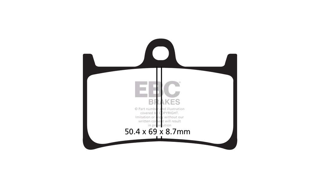 Bremseklodser for EBC EPFA, TZR125 93-95