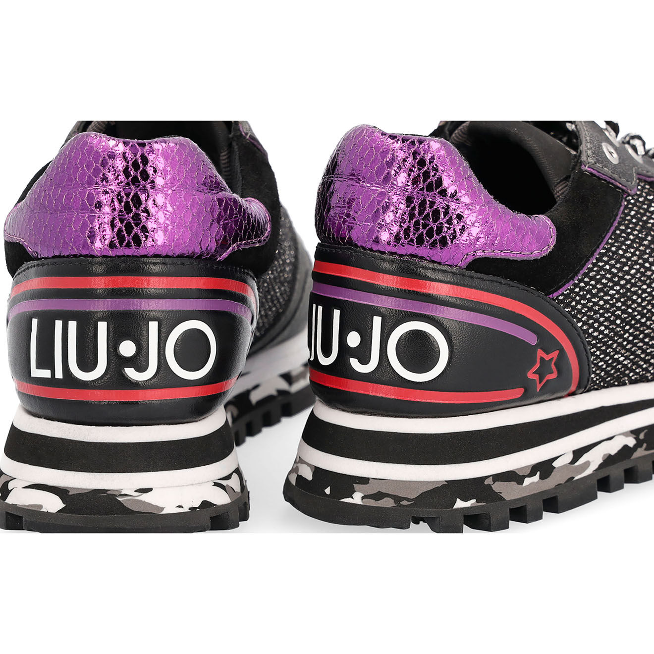 Liu-Jo Sneakers en Cuir Wonder violettes