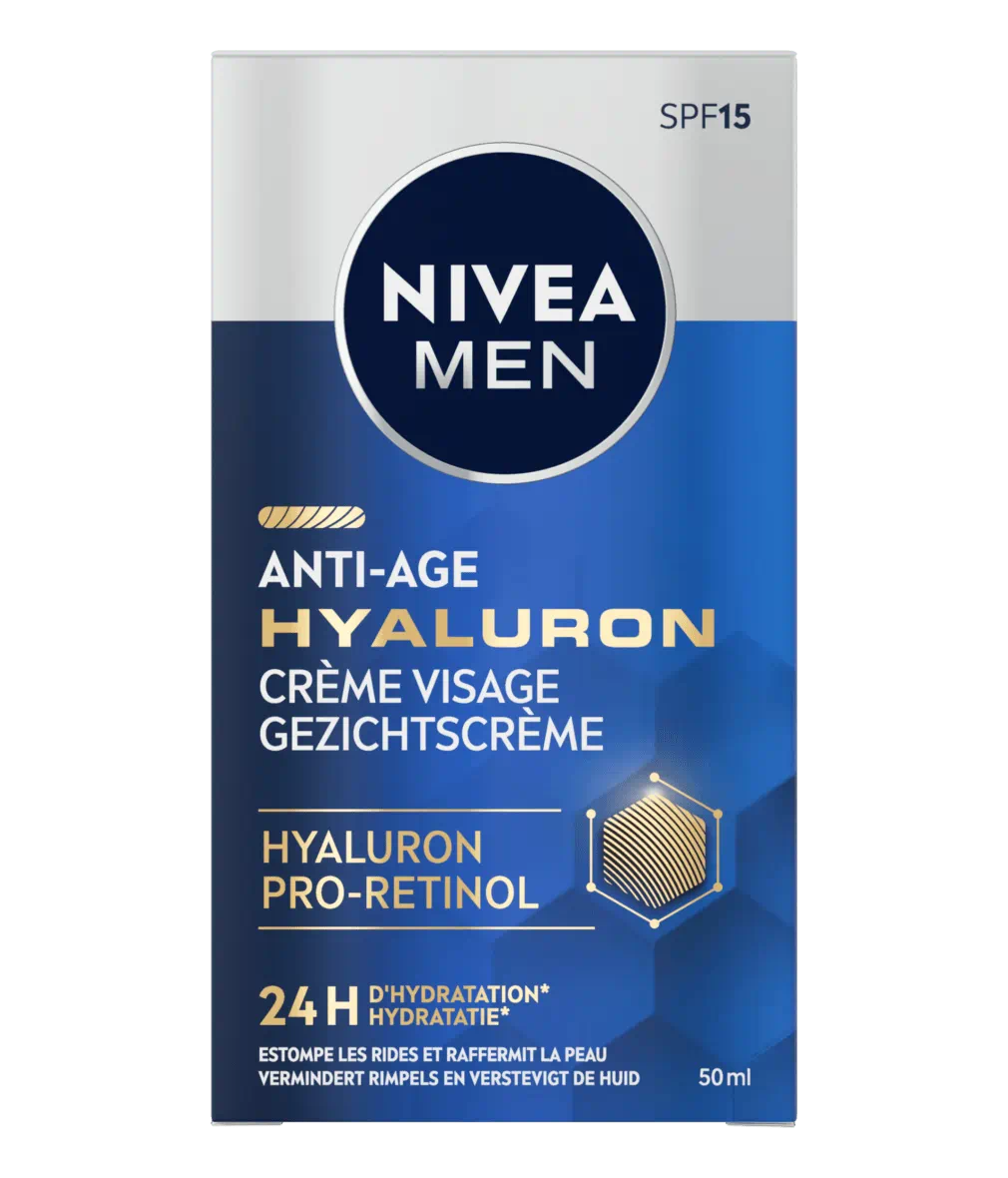 CRÈME VISAGE ANTI-ÂGE HOMME ACTIVE AGE HYALURON SPF 15
