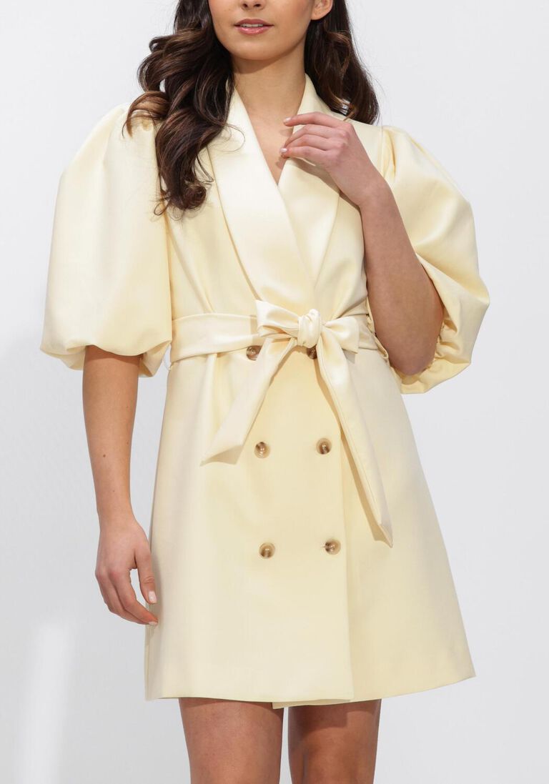 gele ibana mini jurk dulcia