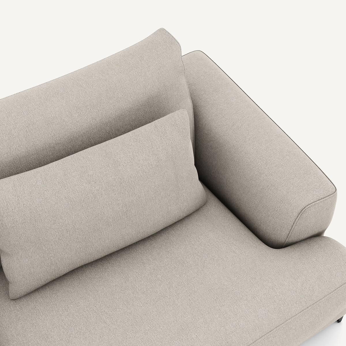 AM.PM4-zit slaapbank viscose de linho texturizada, Marsile