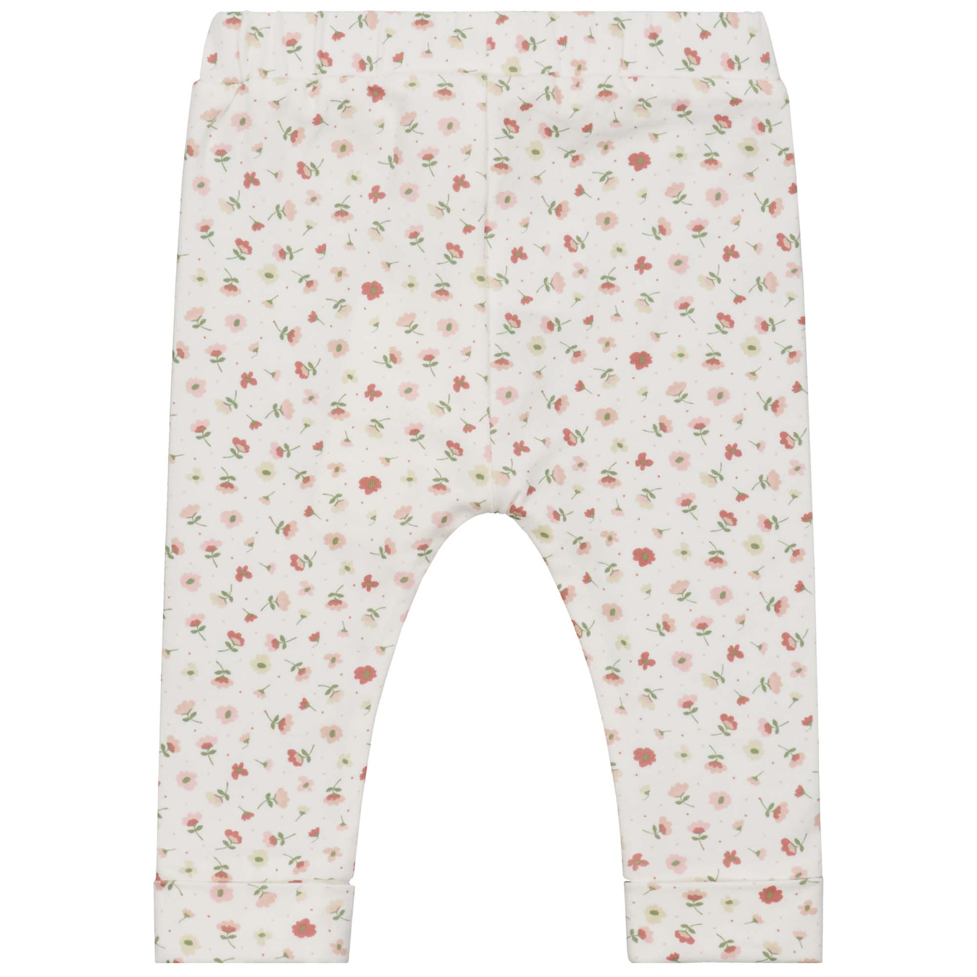 Prénatal newborn broek  bloemen roze