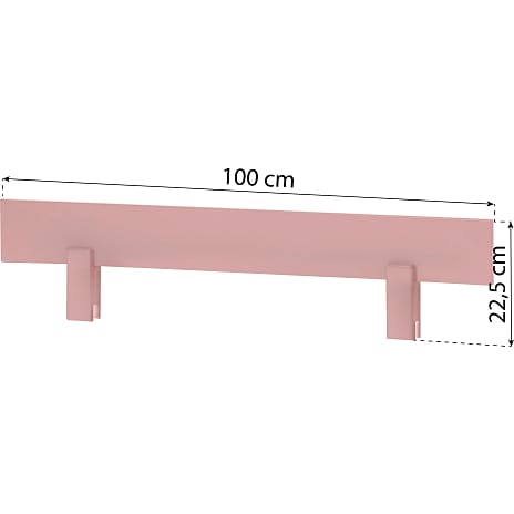 Hoppekids ECO Comfort sengehest - pale rose