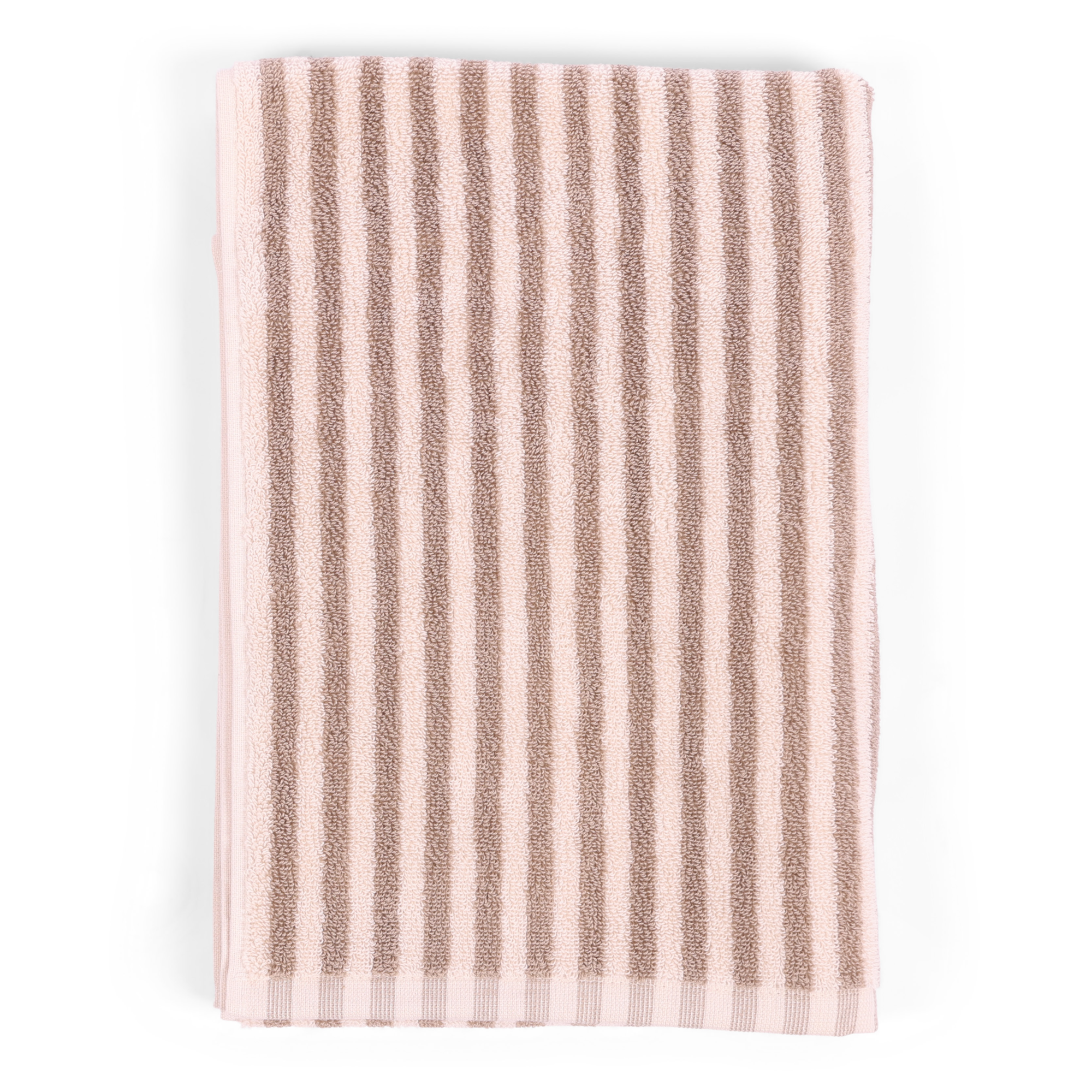 Handdoek Kate beige off white 50x100 cm