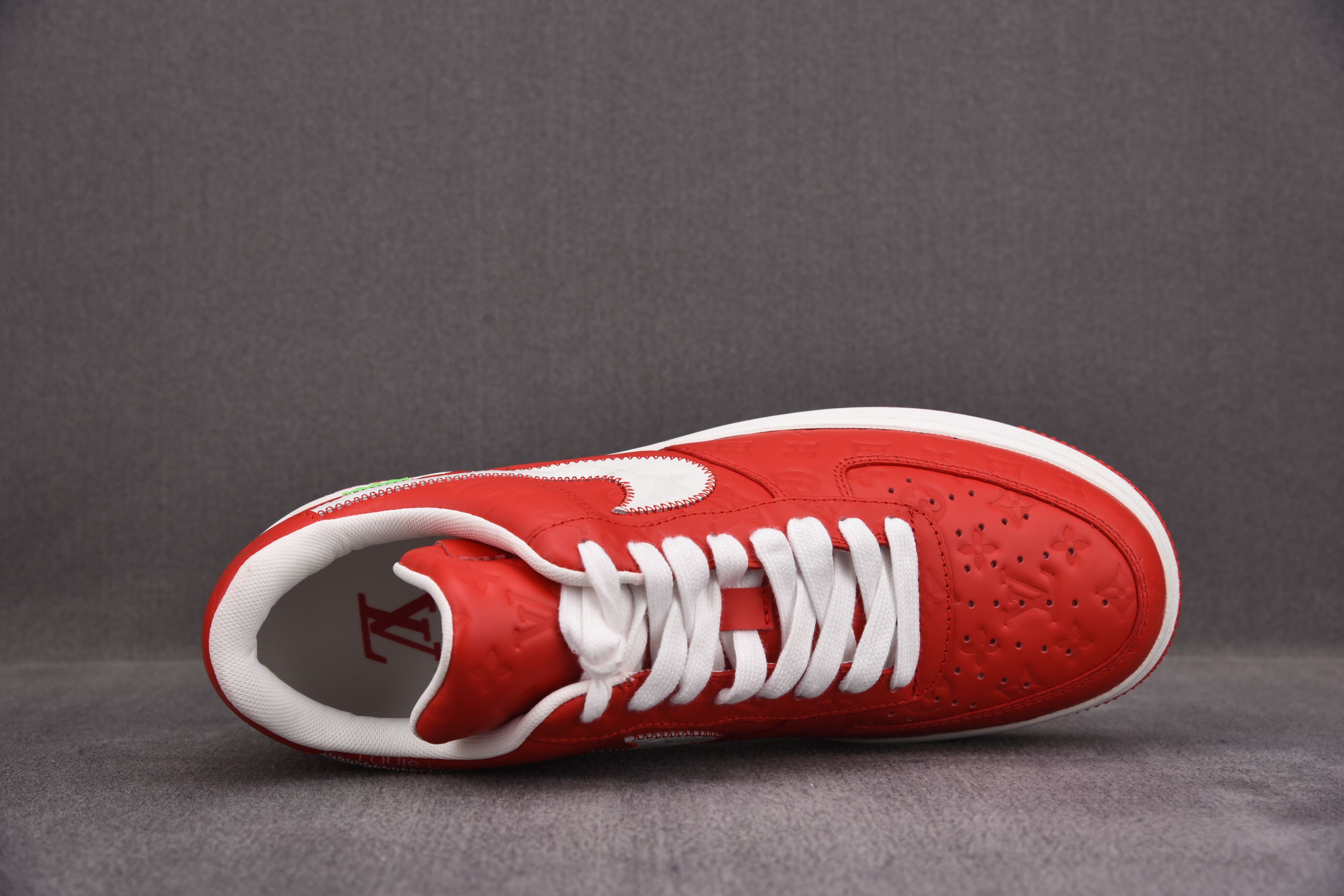 Nike Air Force 1 Low Louis Vuitton University Red (Be careful about the size!!)