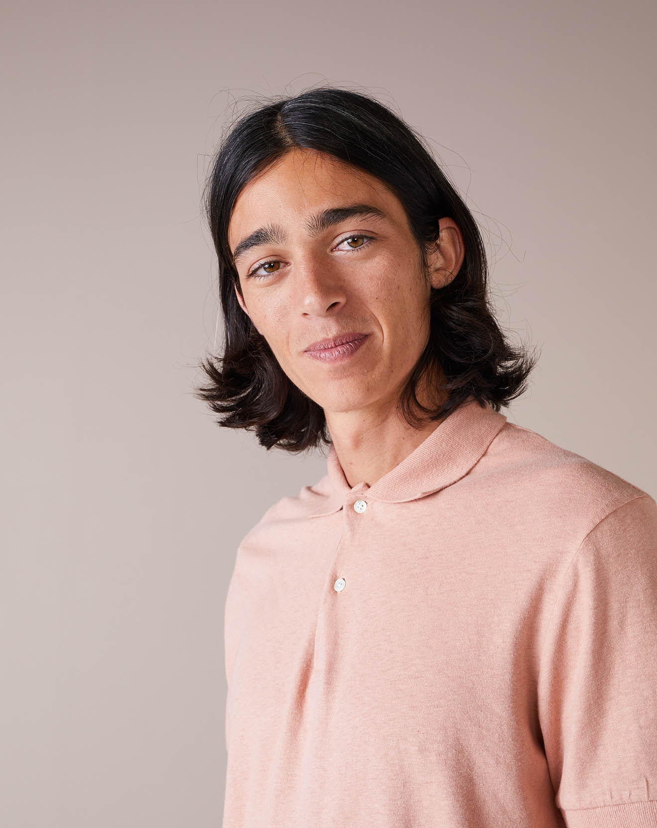Bellerose Polo en Coton & Lin Vota nude