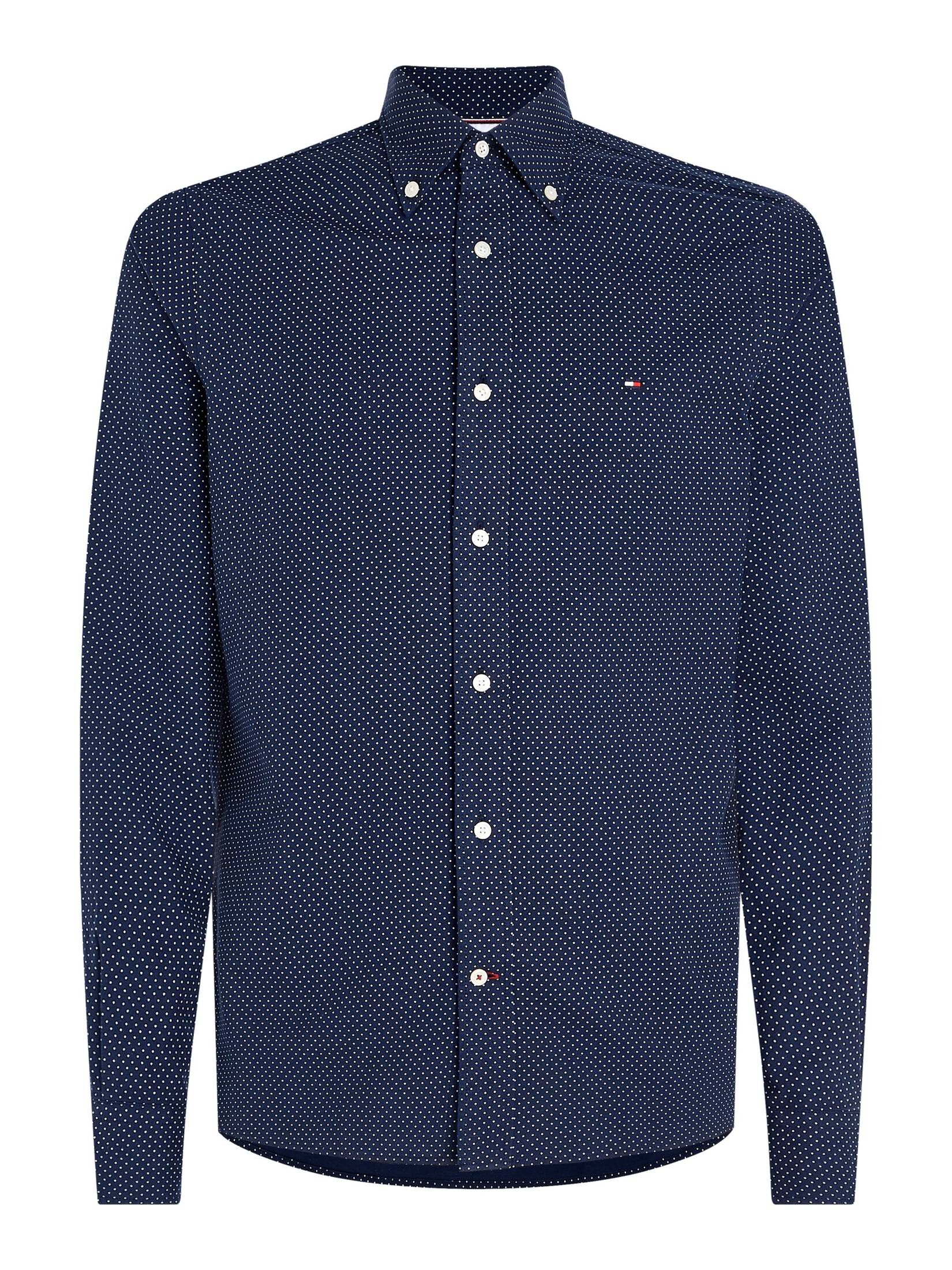 Tommy Hilfiger| Herren Hemd Langarm Slim Fit