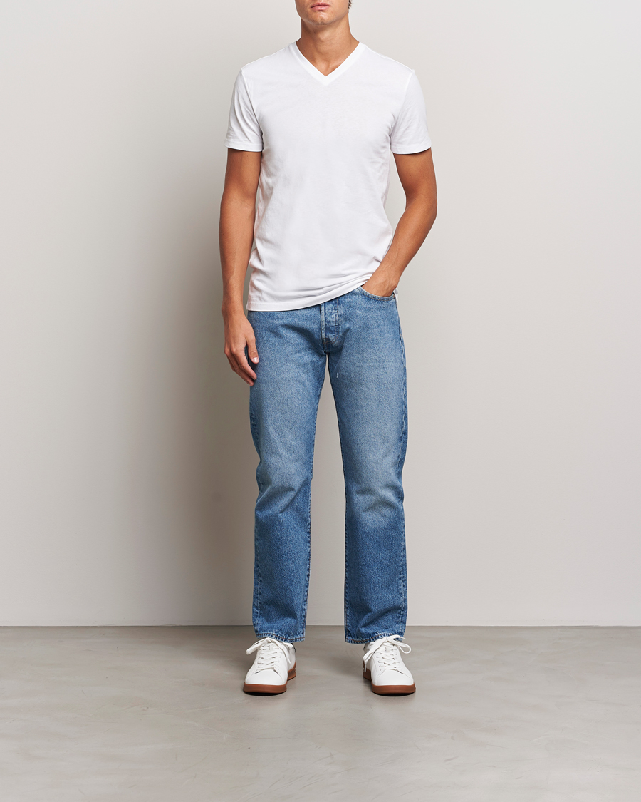 Polo Ralph Lauren 3-Pack V Neck T-Shirt White