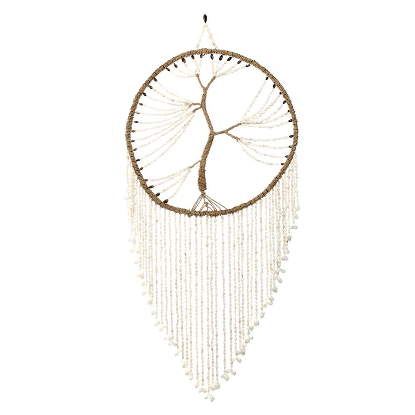Bazar Bizar Attrape rêve Fiji  blanc - 40x2x100 cm