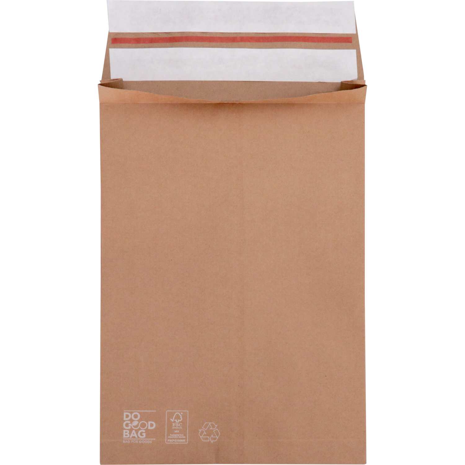 Envelop, verzendzak, 350x250mm, papier, bruin