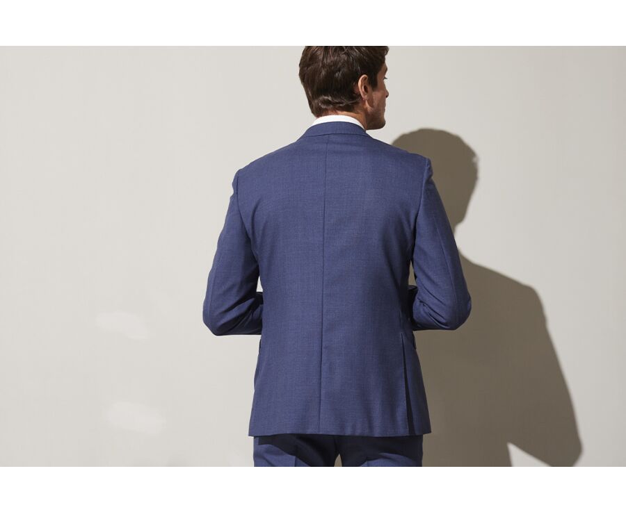 Veste de costume homme Bleu Chiné - LAZARE