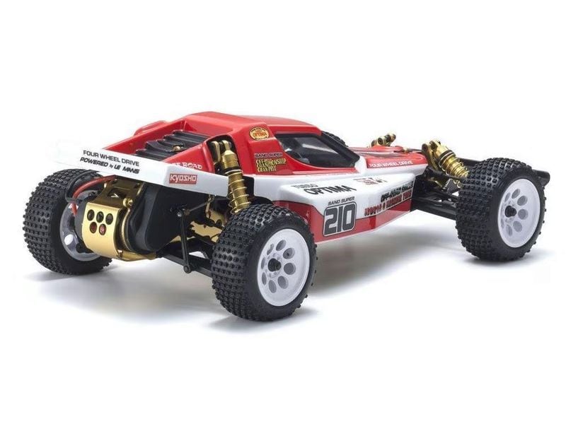 Kyosho Buggy Turbo Optima 4WD Legendary Series Bausatz, 1:1 Legendary Vintage Serie Buggy Bausatz