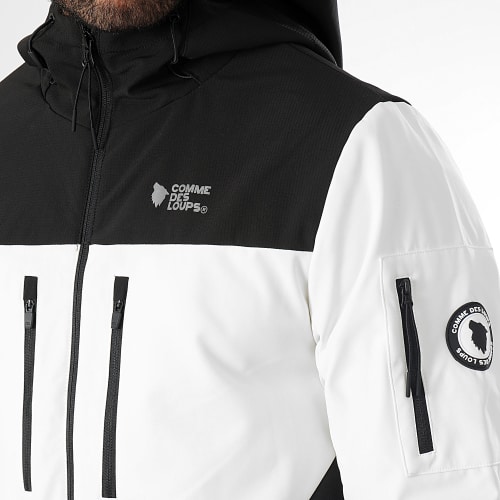 Veste Zippée Capuche Neo Blanc