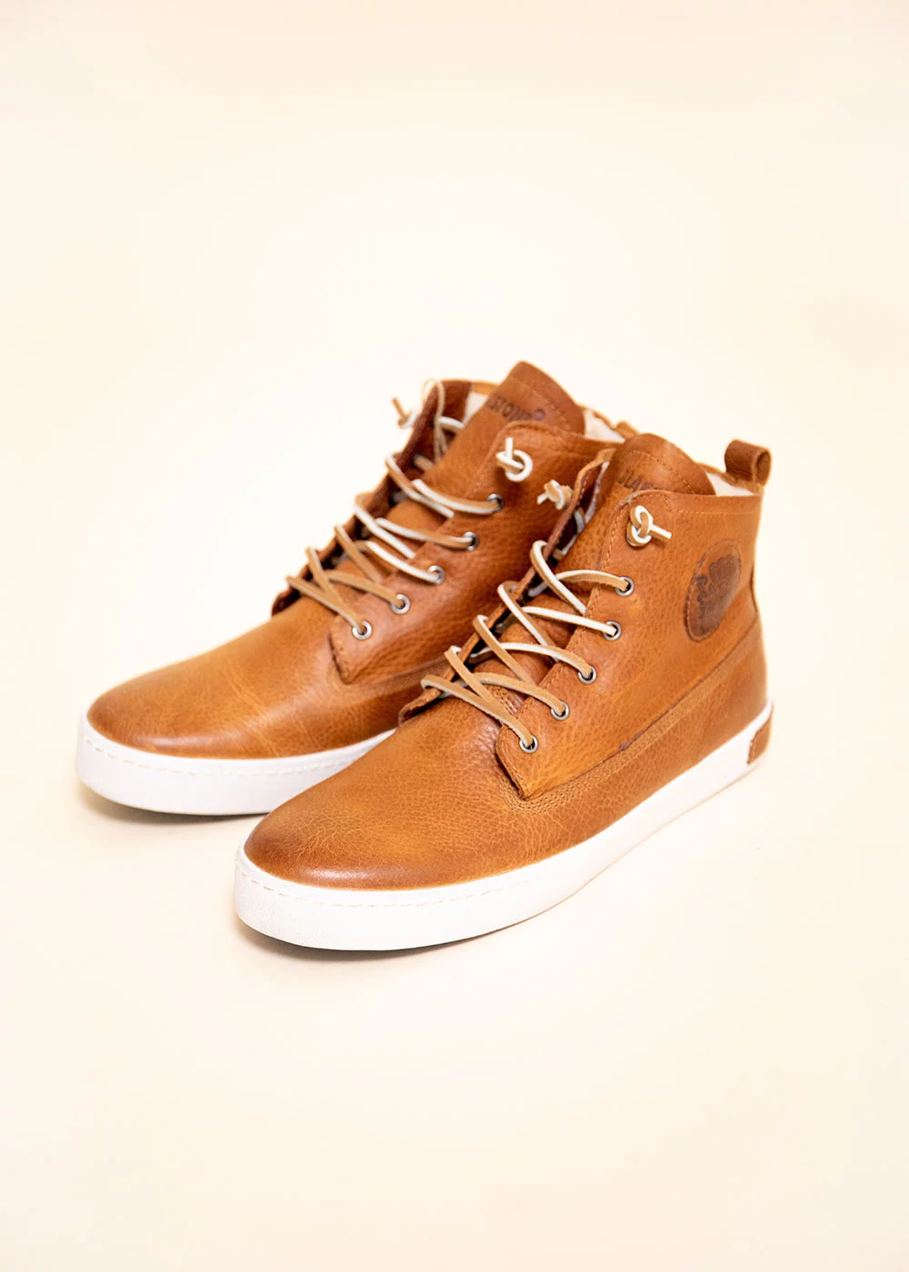 SNEAKERS ICON GM06 CUIR CUOIO