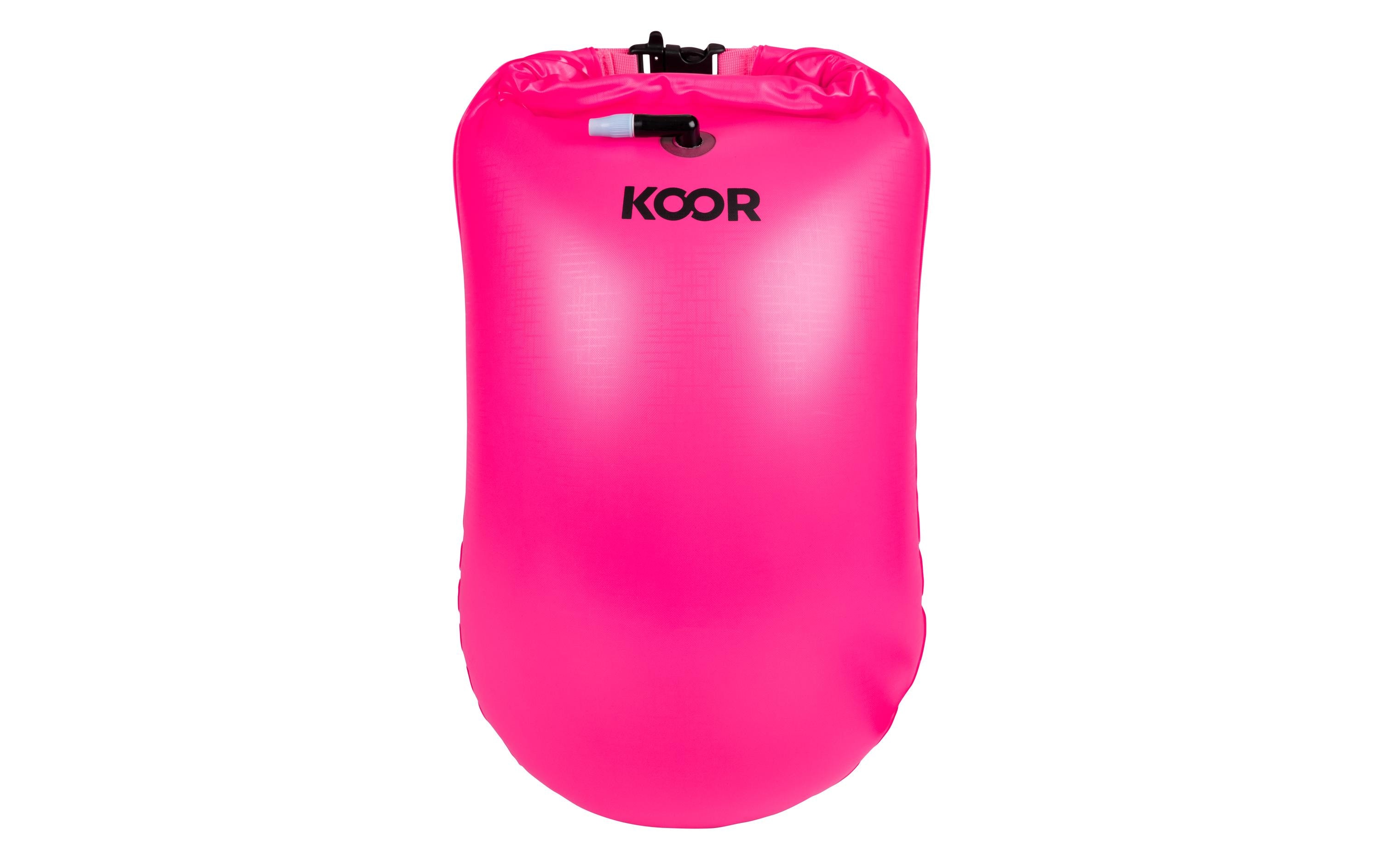 Schwimmboje Booa 20L Rosa 20 lDry Bag und Schwimmboje in einem