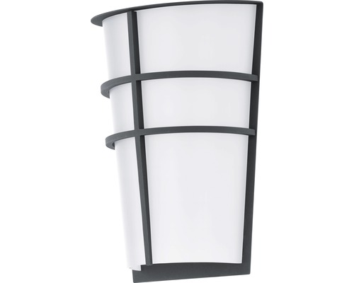 LED buitenwandlamp 2x2,5W 460 lm 3000K 25x18 cm antraciet/wit
