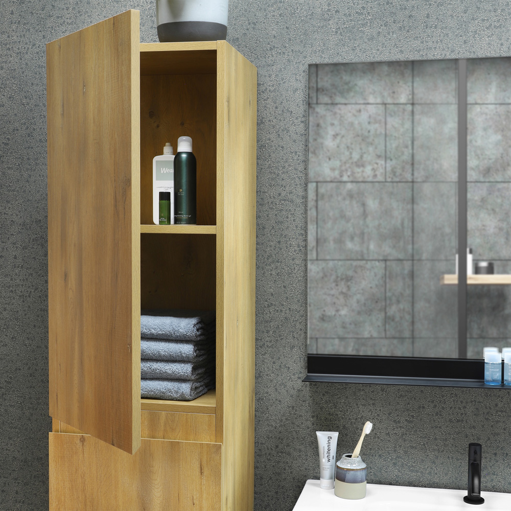 Differnz Sofi hoge  kast 170cm l/r eiken