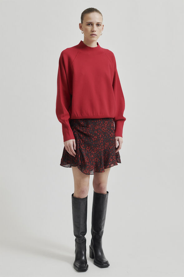 Second Female Octavia Knit T-Neck Emboldened