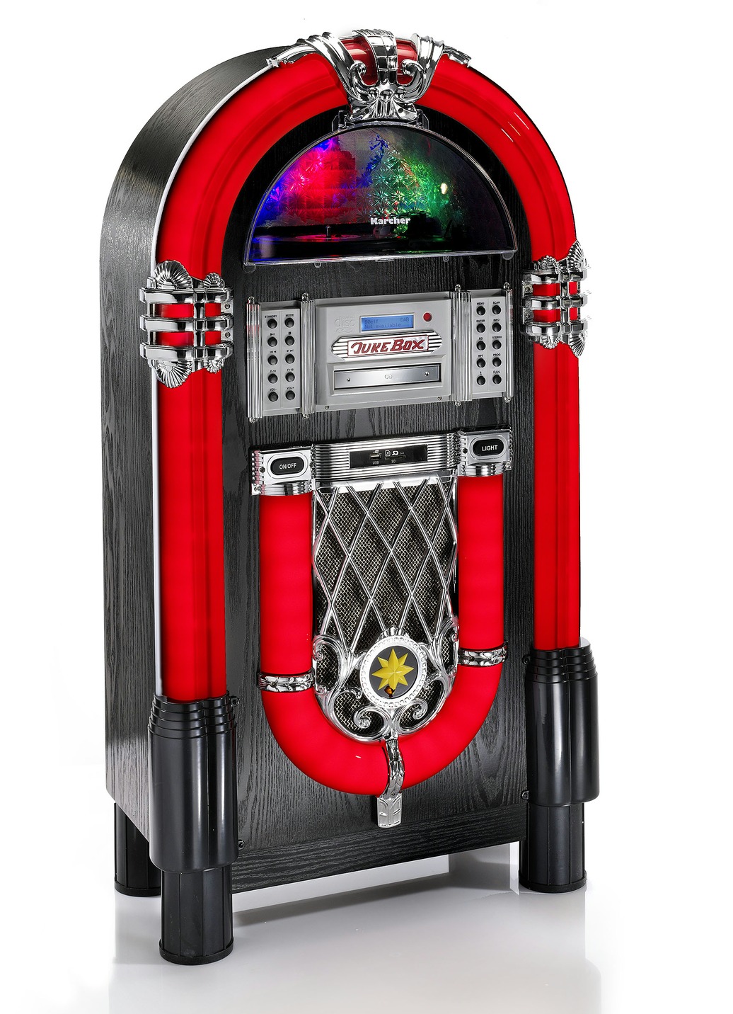 Karcher JB6608D Plattenspieler-Jukebox mit DAB+
