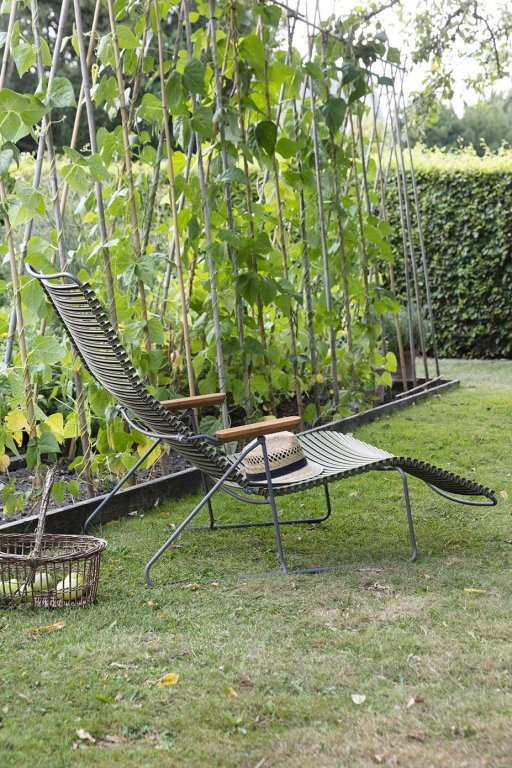 Houe Click Sunlounger ligstoel Black