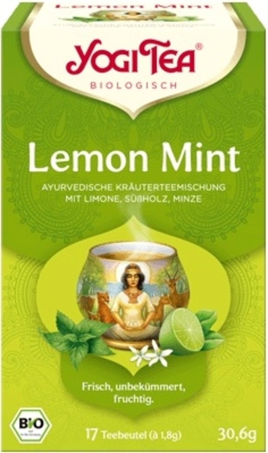 Yogi Tea  Lemon Mint Bio, 30,60 g