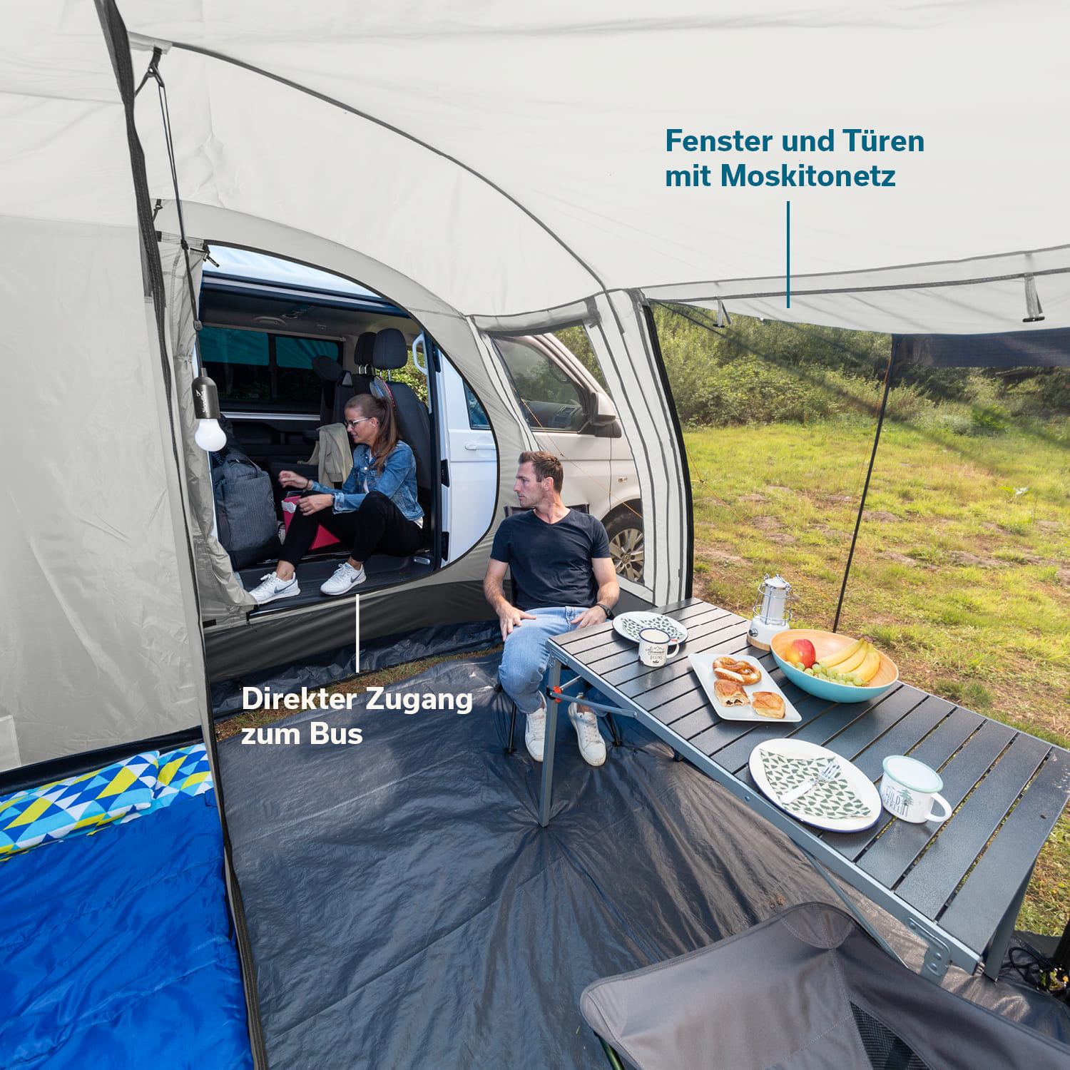 Skandika Aarhus Travel 2 busttent met 1 slaapcabine