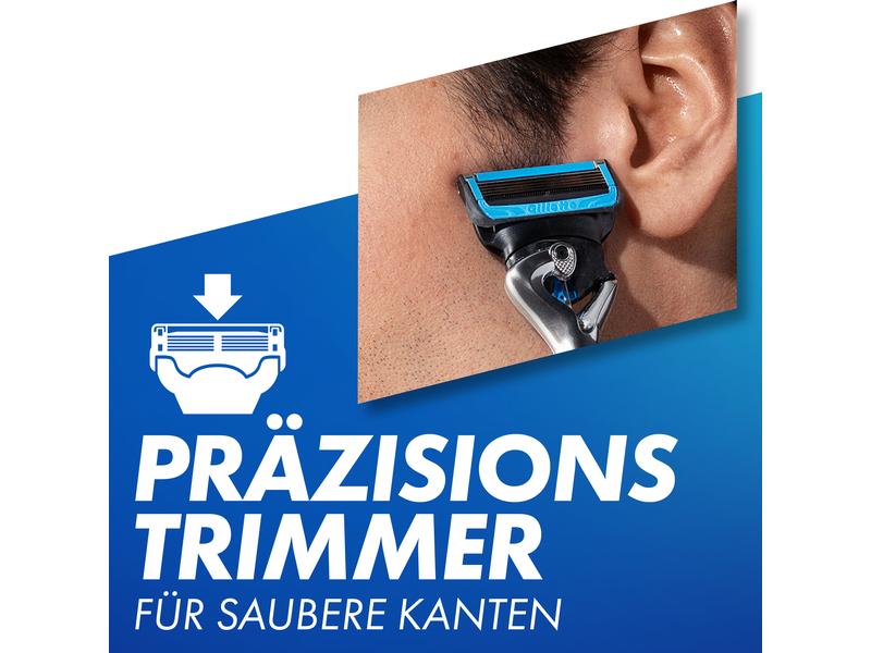 Gillette Rasierer ProShield Chill Herrenrasierer mit 5-fach Klinge