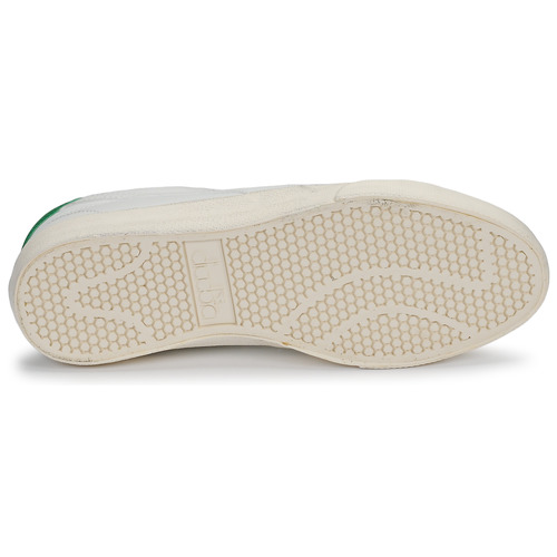 Diadora - MELODY LEATHER DIRTY - Blanc / vert