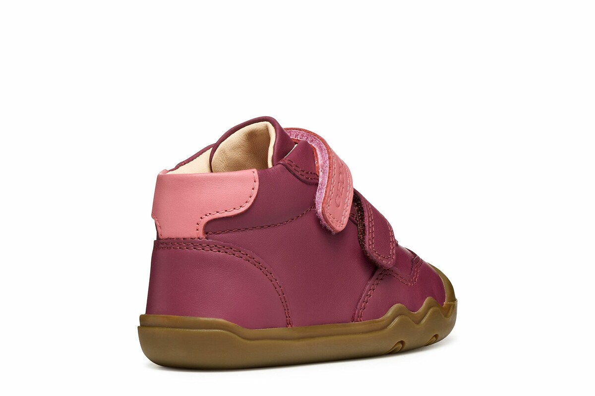 GEOX<br>Chinelo Steppieup de couro macio e cano alto