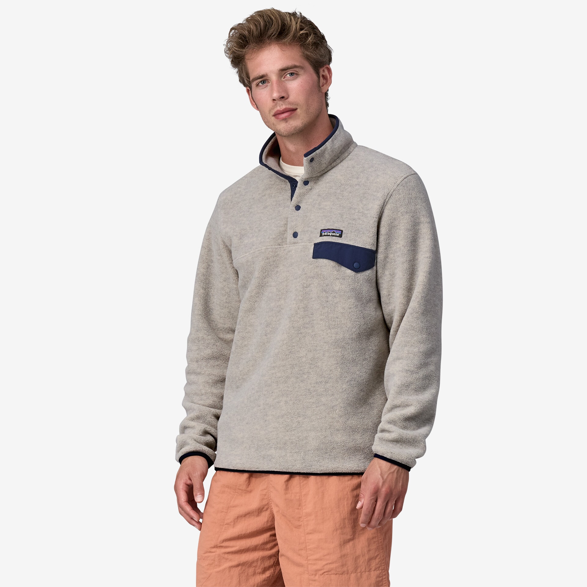 Patagonia LW Synch Snap-T P/O, Mann<br>Supermyk og deilig fleecegenser!