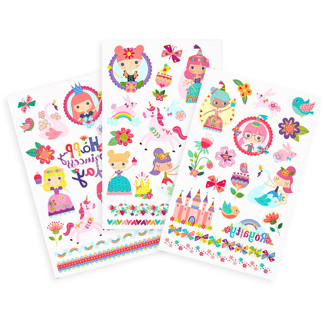 Ooly kindertattoos prinsessen