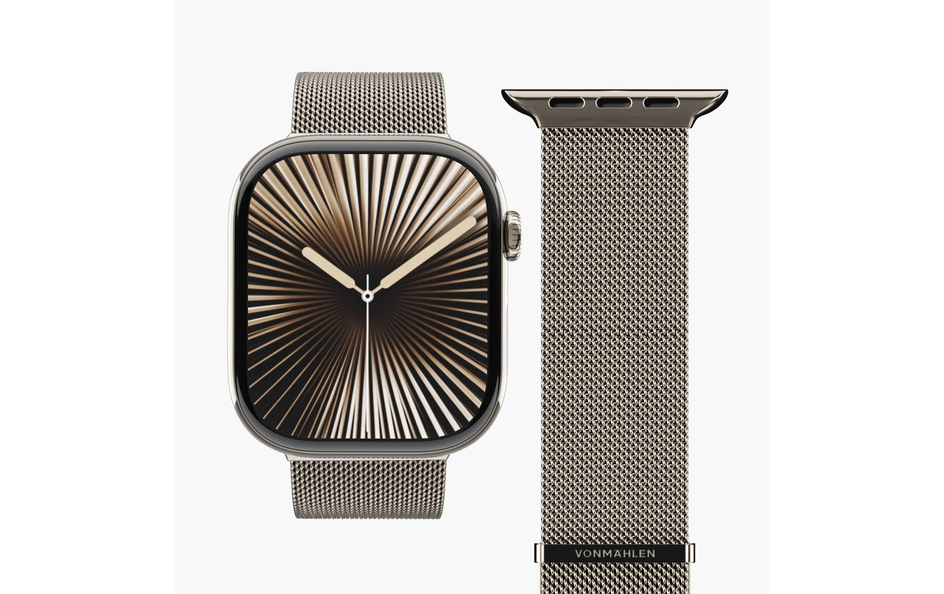 Armband Milanese Loop 2 Apple Watch 40/41/42 mm Desert SandEdelstahl-Armband für Apple Watch 40/41/42 mm