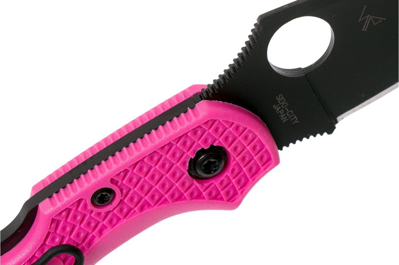 Spyderco Dragonfly 2 Pink Black S30V C28FPPNS30BK2 Pink Heals zakmes