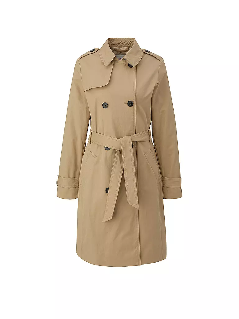 S.OLIVER Trenchcoat braun