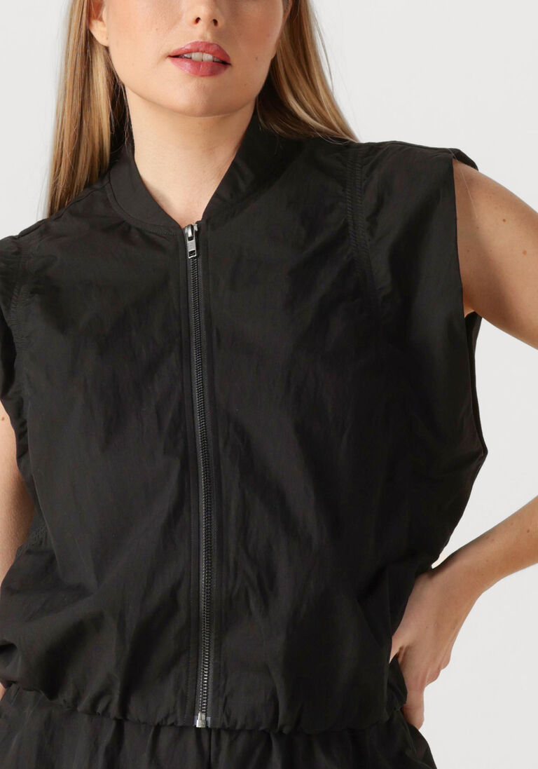 zwarte co'couture gilet acasiacc waistcoat