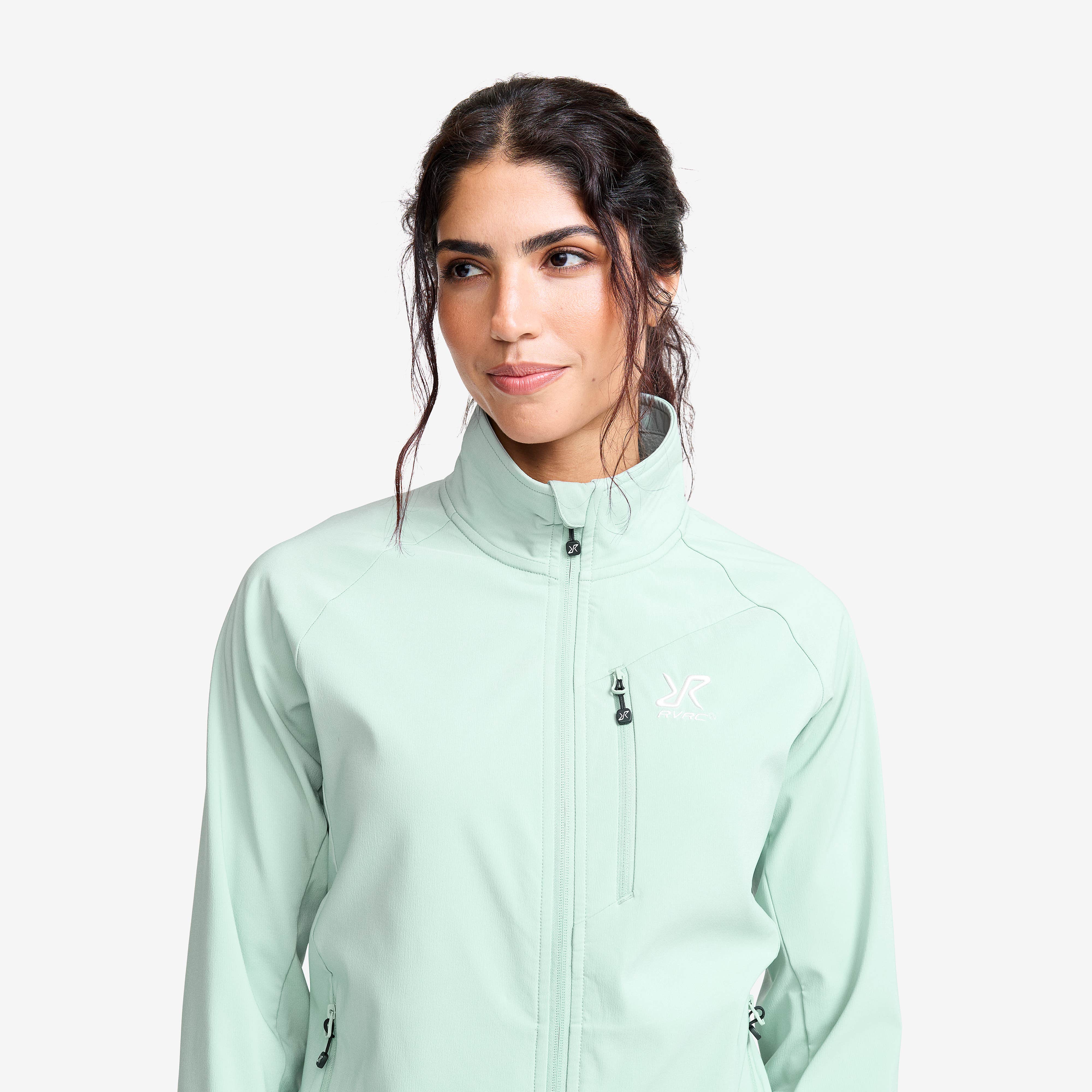 Exciter Light Softshell Jacket Dame Gray Mist