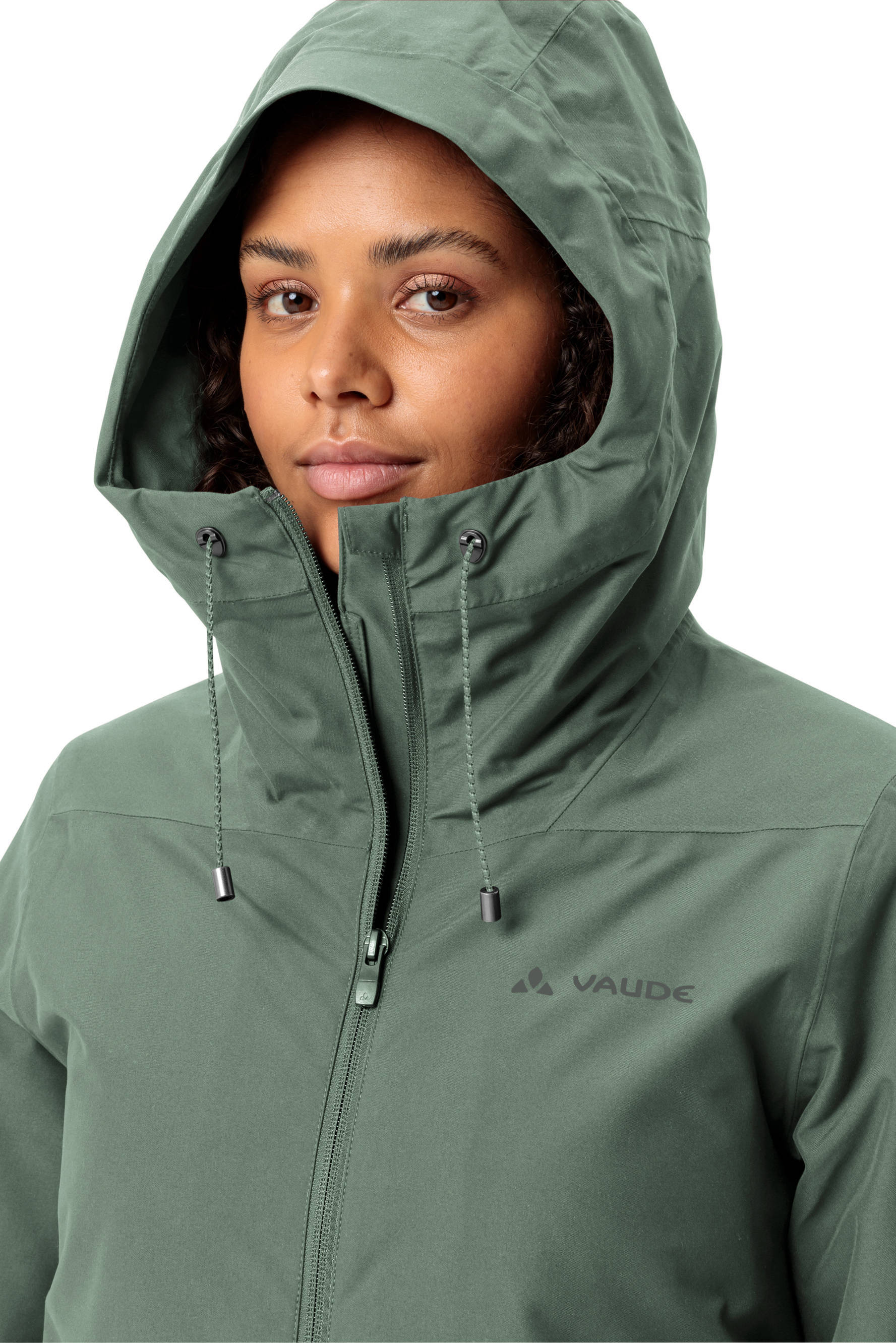 VAUDE outdoor 3-in-1 jas Mineo groen/zwart