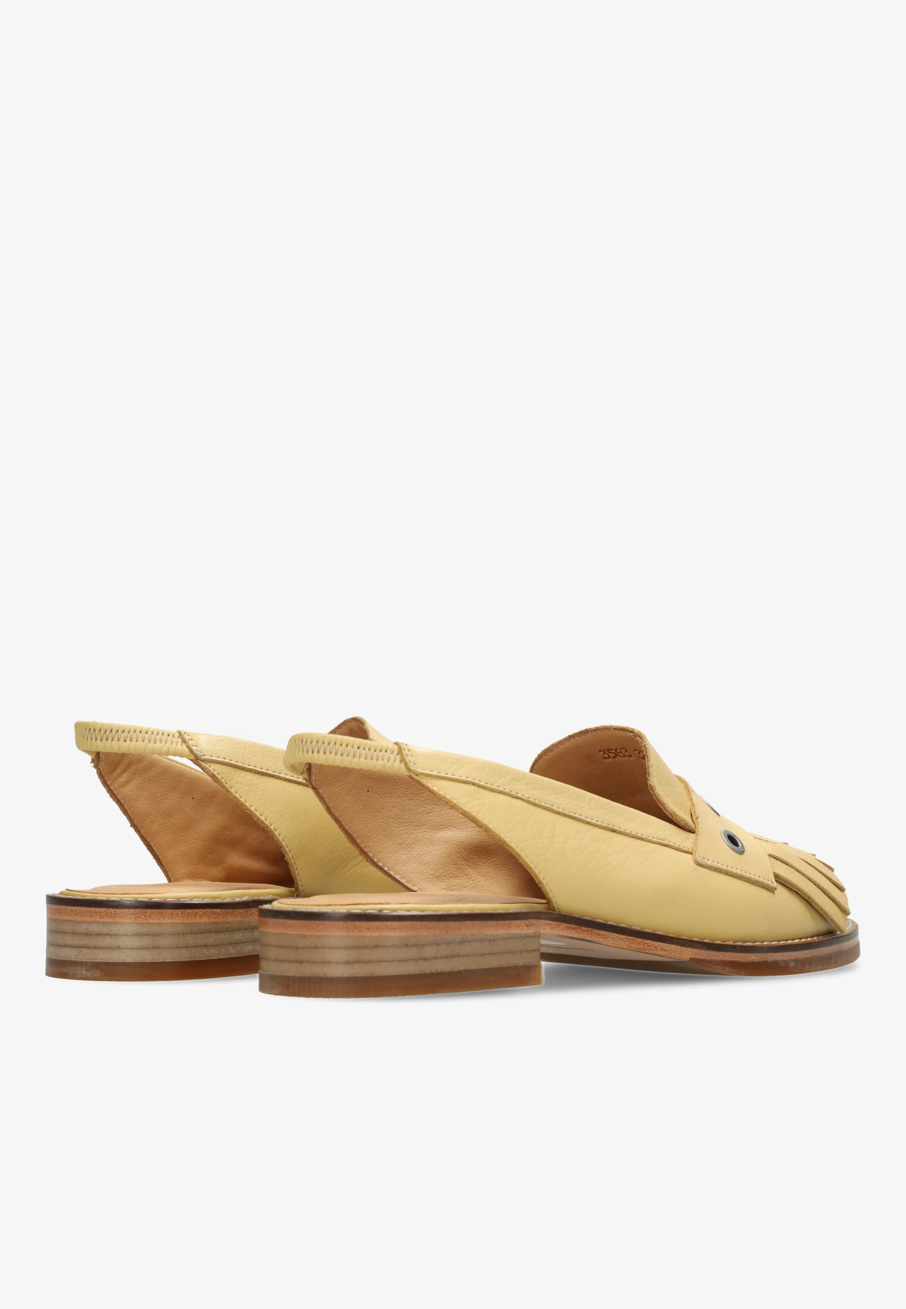 FES SLINGBACK Leather Pastel Yellow