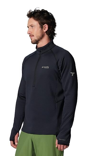 COLUMBIA - POLAIRE CRYSTAL LEAF OMNI HEAT HELIX HALF ZIP