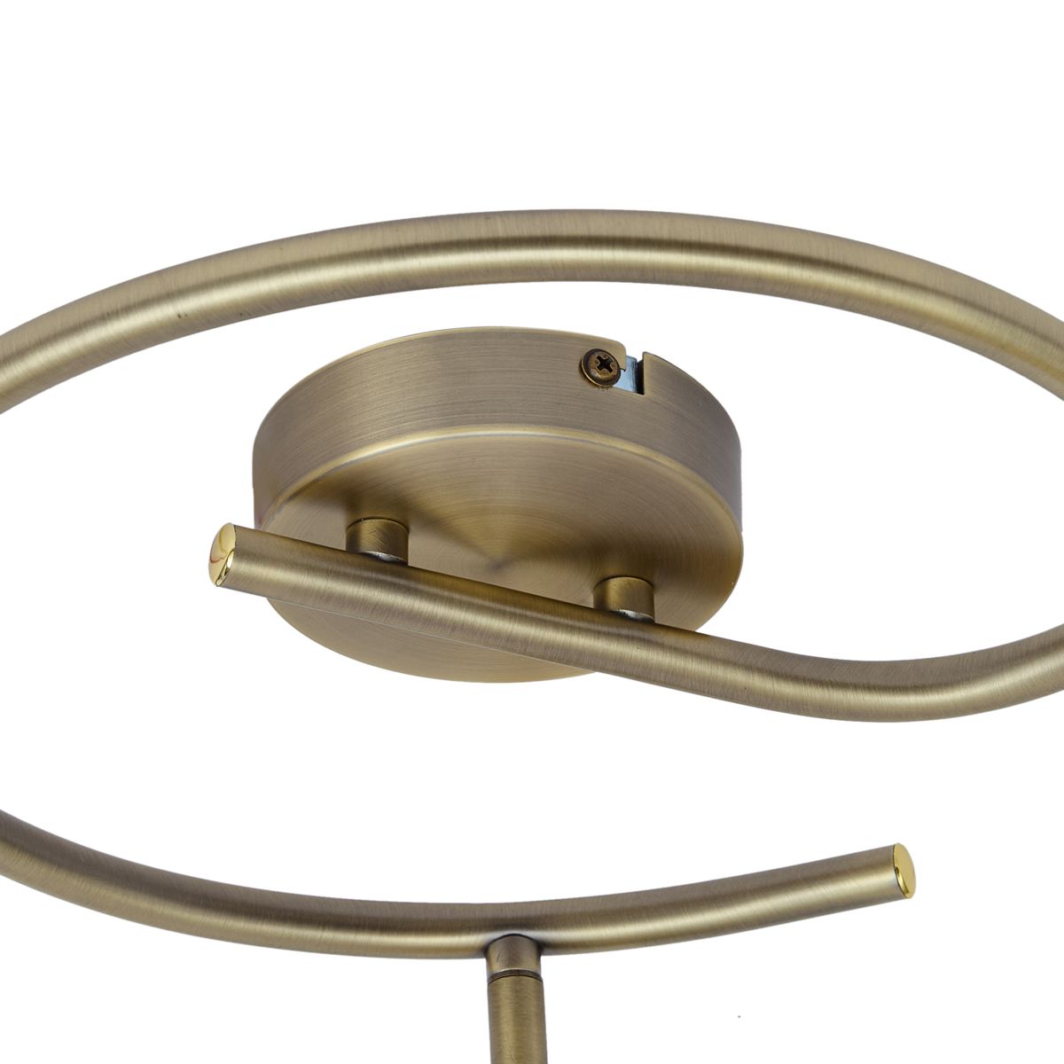 Design plafondspot brons met helder glas rond 3-lichts - Domo