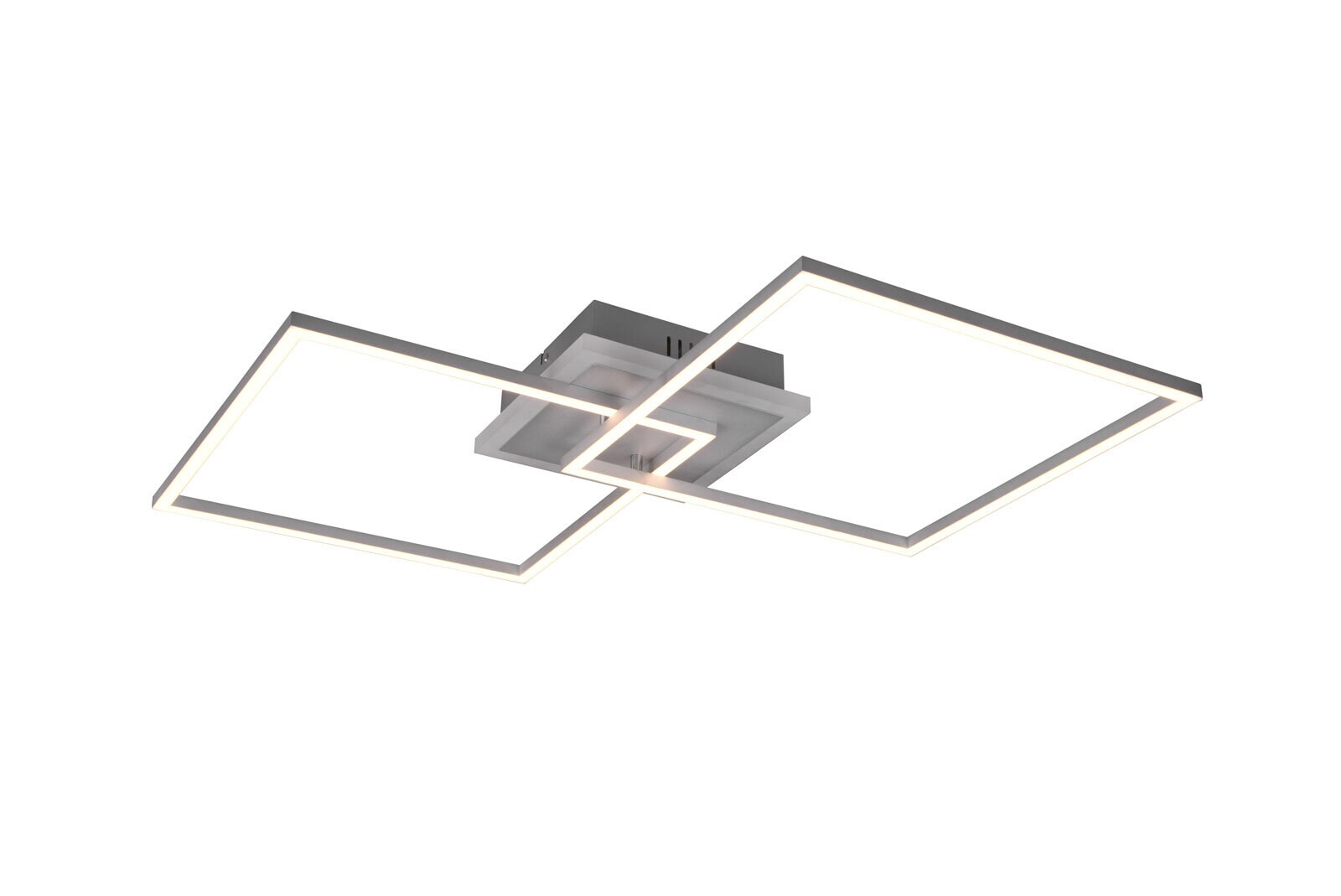 LED Deckenlampe ARRIBO 61 x 61 cm titanfarbig