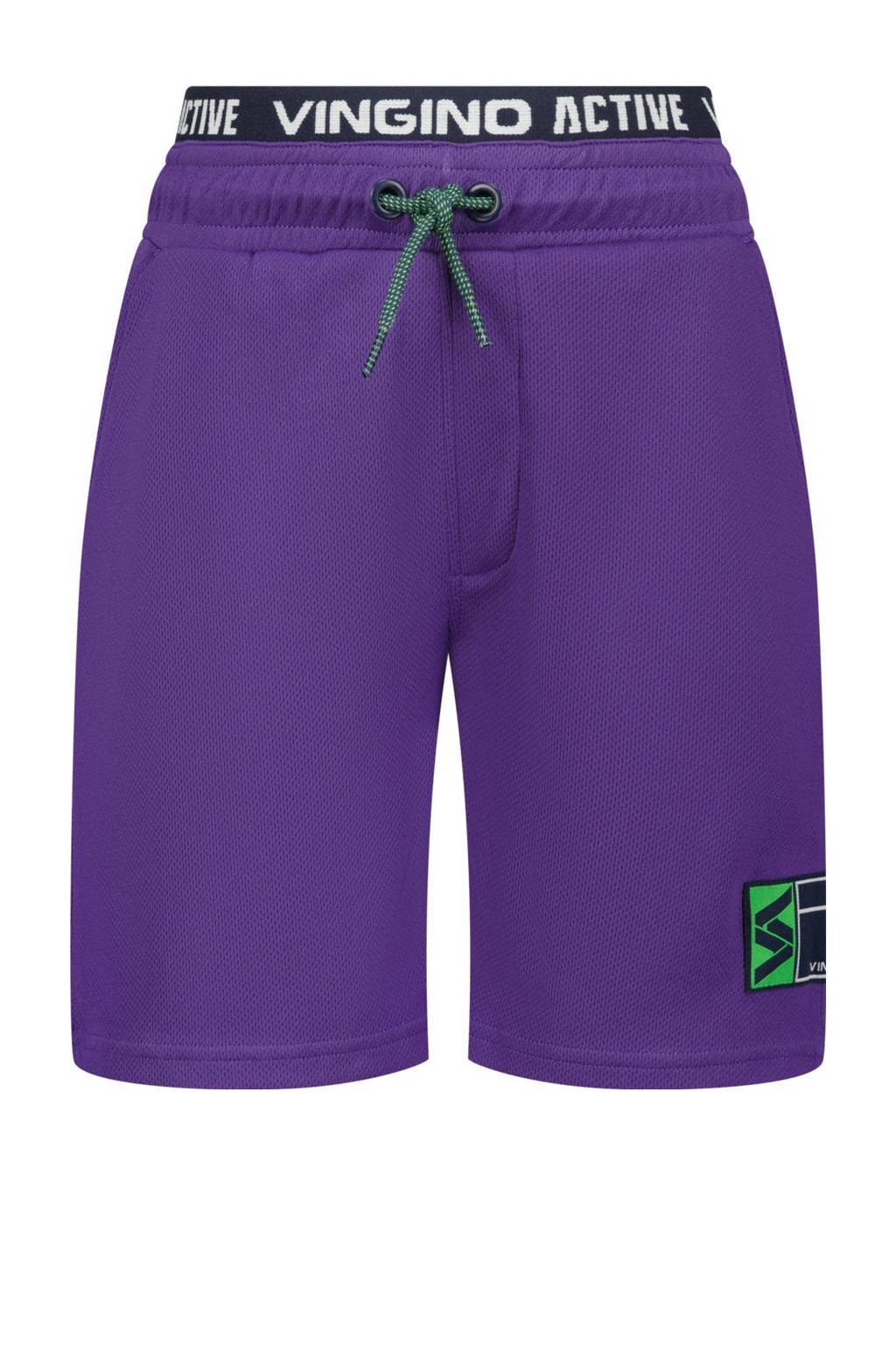 Vingino regular fit sweatshort Race paars