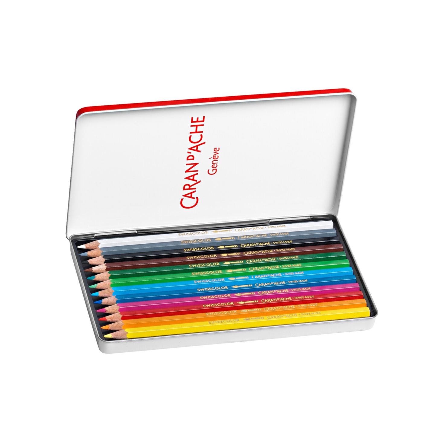 Caran D'ache Swisscolor Wasser Farbstifte 12 Stück
