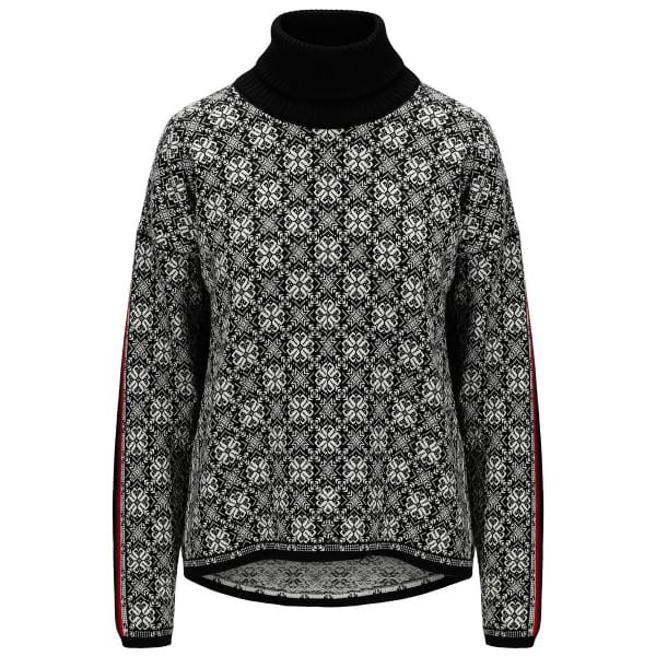 Pull DALE OF NORWAY FIRDA F SWEATER BLACK OFF WHITE