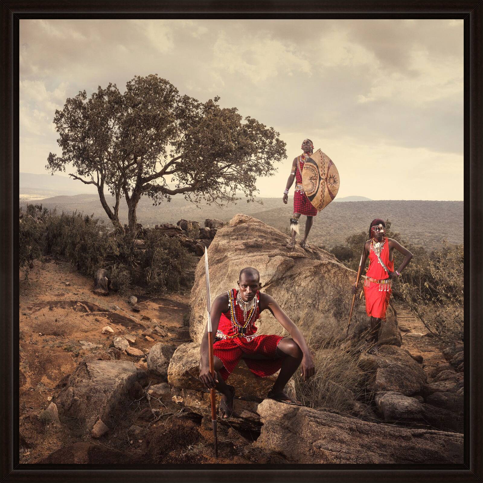 Maasai IV by Daniel Kordan - Limited Edition. Edition of: 150. Signed.