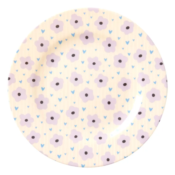 Rice Assiette Flower Print
